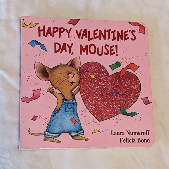 💥 Happy Valentine's Day, Mouse! By Laura Numeroff Children's Board Book - Picture 1 of 1
